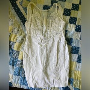 White Lulu’s Dress with Lace